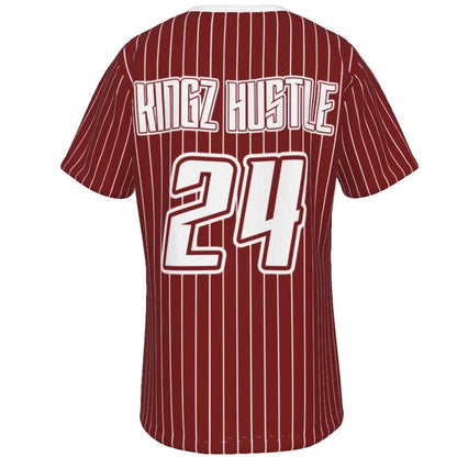 Pinstripe Teamstar Kingz Hustle O-Neck T-Shirt