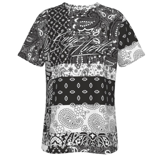 Bandana Collage O-Neck T-Shirt