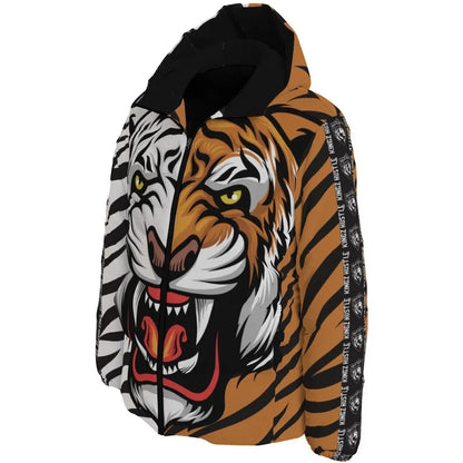 Tiger Contrast Unisex Down Coat