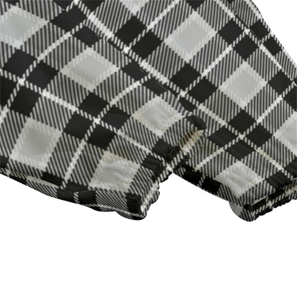 Royals Plaid Knitted Fleece Pants