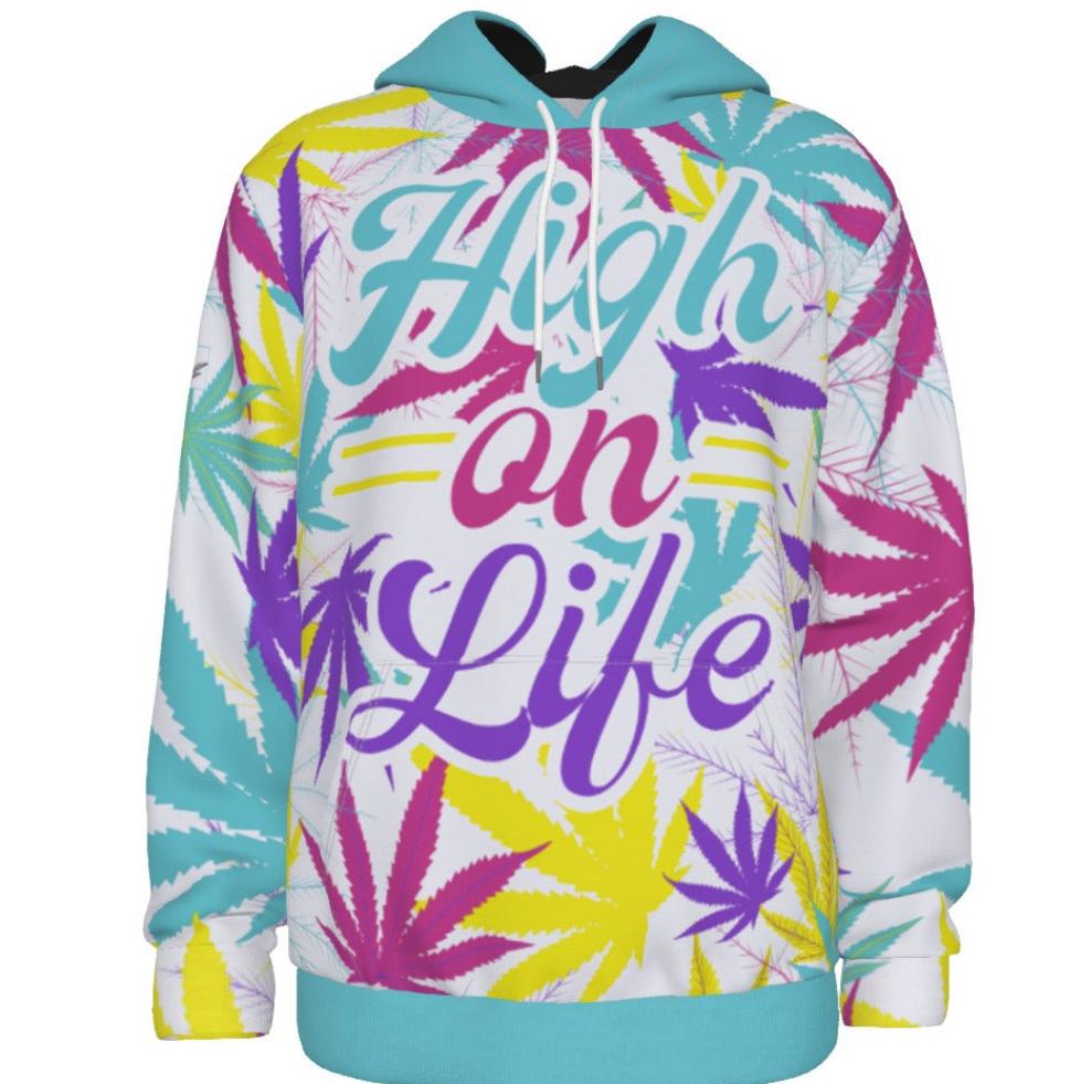High On Life Thicken Pullover Hoodie