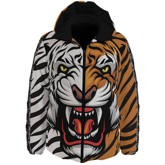 Tiger Contrast Unisex Down Coat
