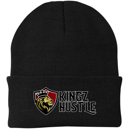 Kingz Hustle Legacy Logo Embroidered Knit Cap