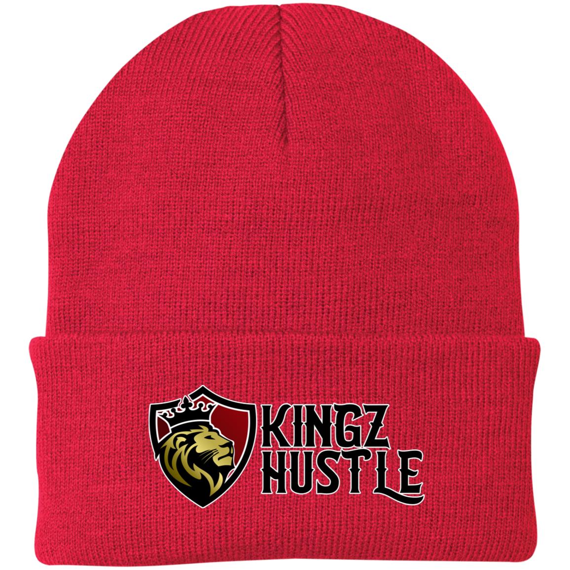 Kingz Hustle Legacy Logo Embroidered Knit Cap