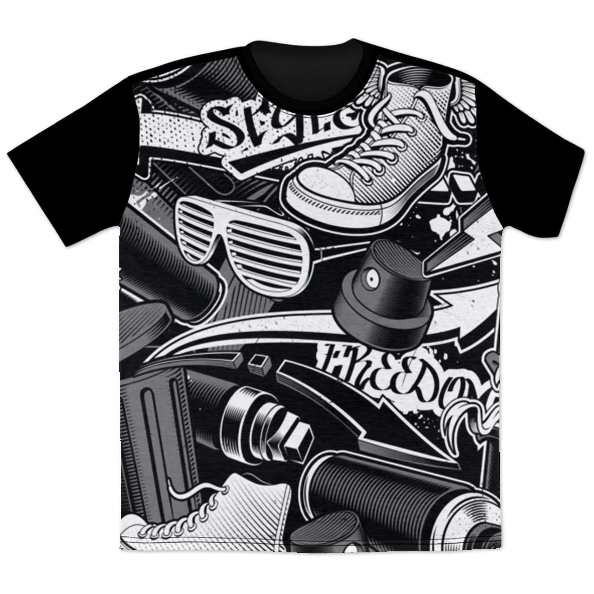 Renegade Graffiti Unisex T-shirt CustomCat